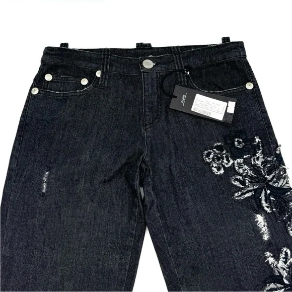 Iceberg 4L Pantalone Women's Jeans Black Size 30